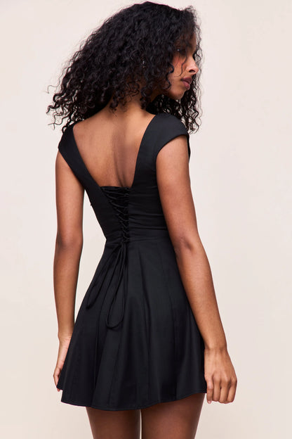 Leila Twill Mini Dress
