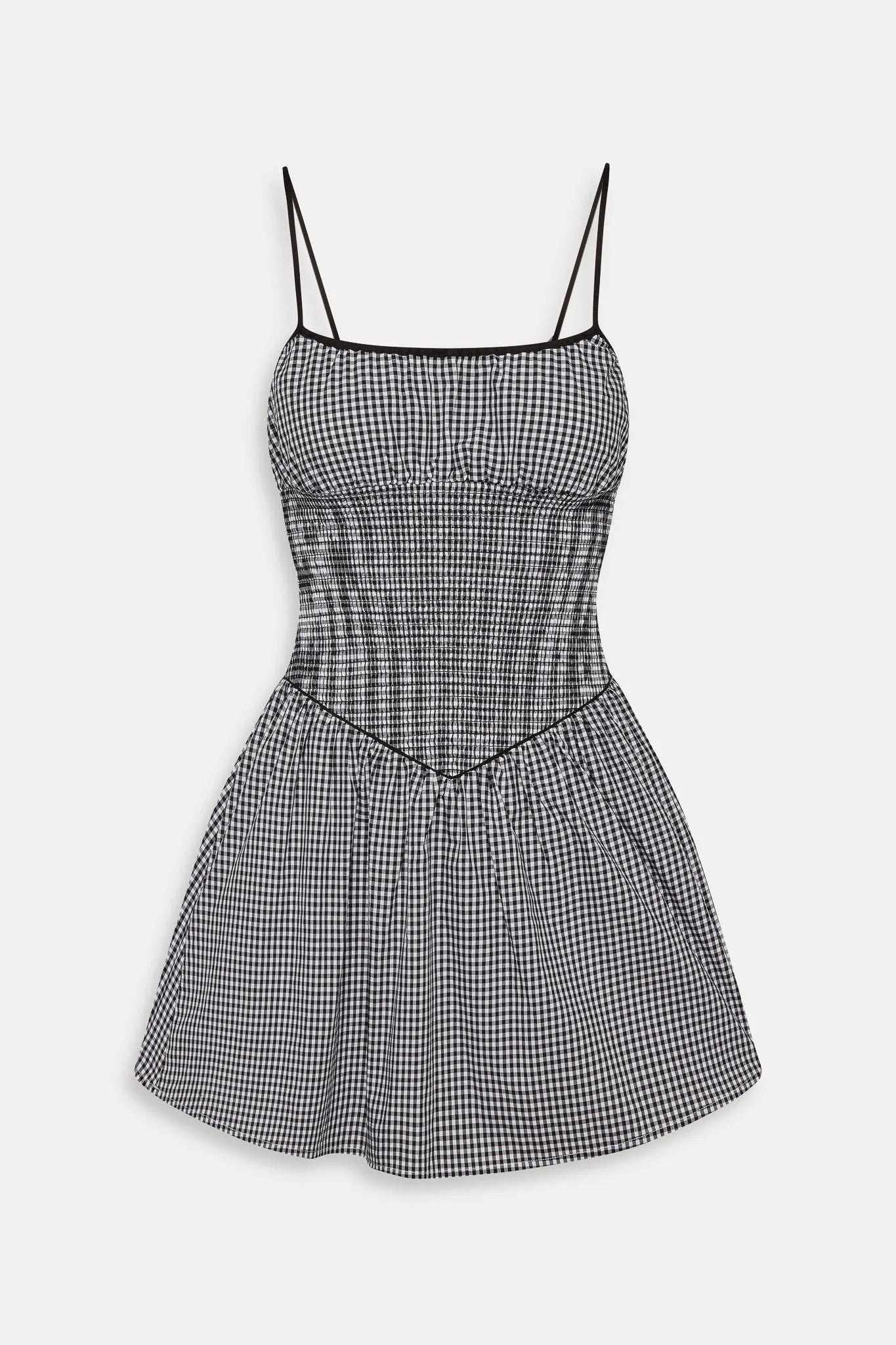 Coast Cotton Gingham Mini Dress - Cottage Tile