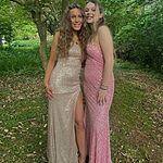 A New Glow Sequin Maxi Dress Lilac