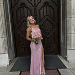 A New Glow Sequin Maxi Dress Lilac