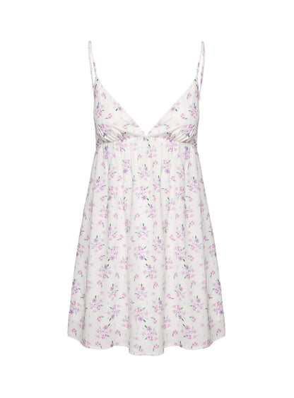Koko Mini Dress Cream Floral