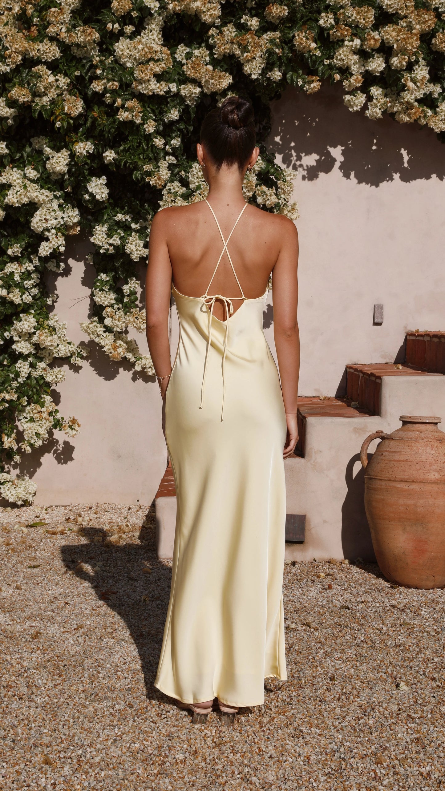 Chiara Maxi Dress - Lemon