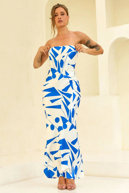 Dawn Maxi Dress - Blue