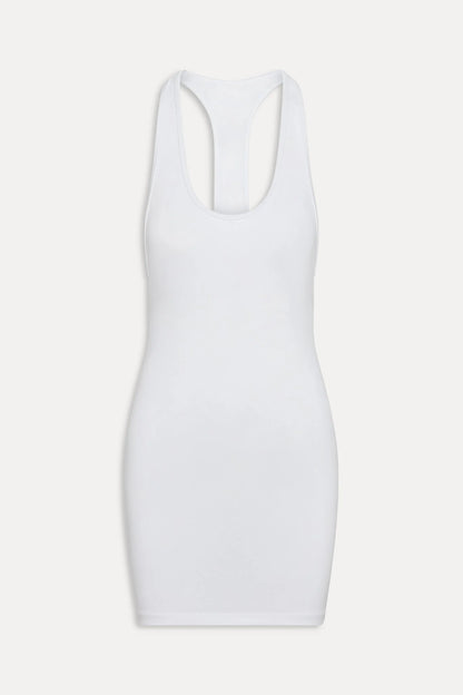 x JENNIE Bianca Cotton Mini Dress - Optic White