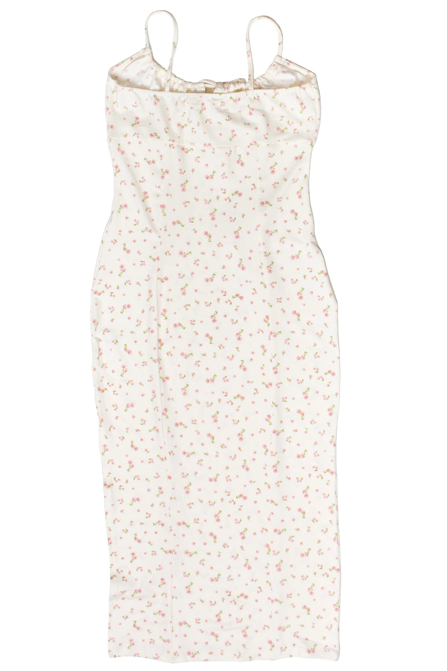 Sleeveless Floral Milkmaid Midi Dress
