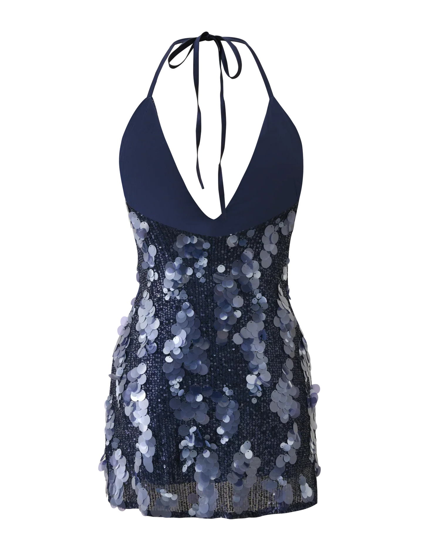 Zana Mini Dress - Navy Sequin