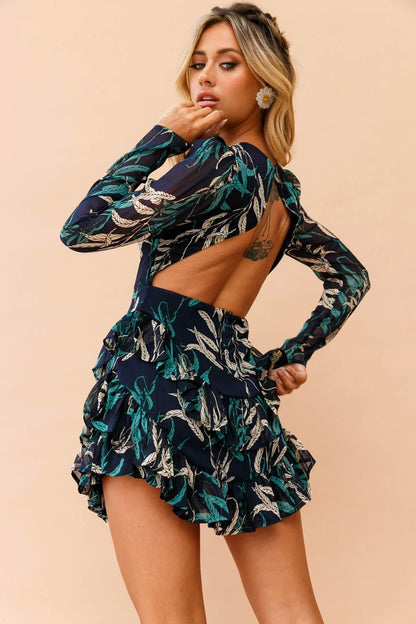Arctic Love Dress - Navy