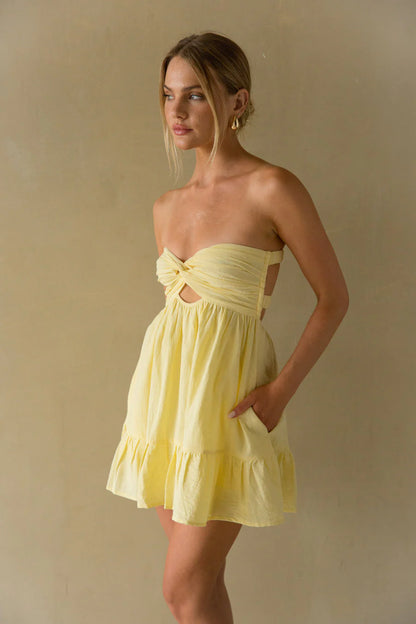 Savannah Twist Front Romper