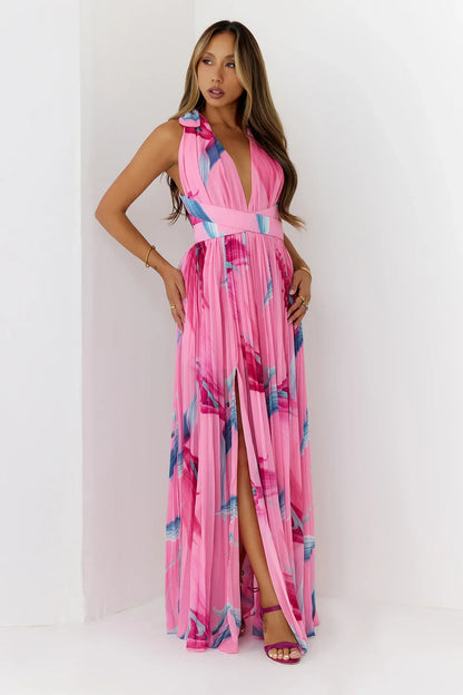 Attention Is Yours Maxi Dress Pink