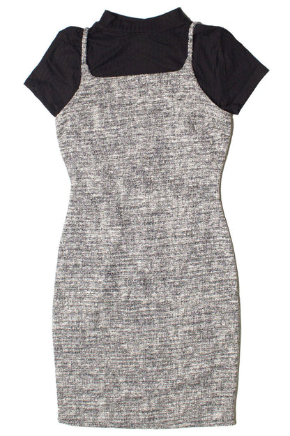Cami Mini Dress with Mock Neck Tee