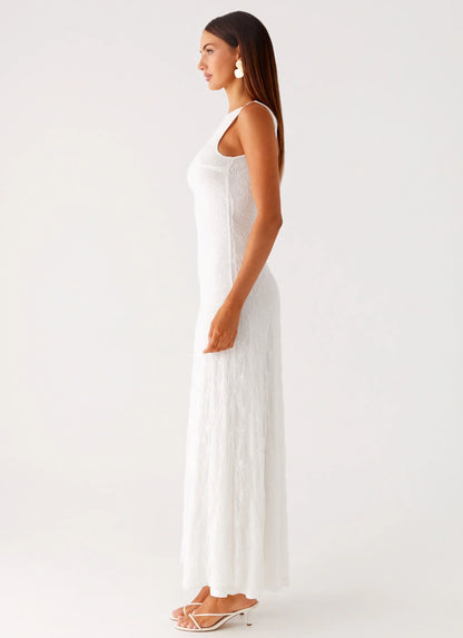 Embrace The Sun Maxi Dress - White