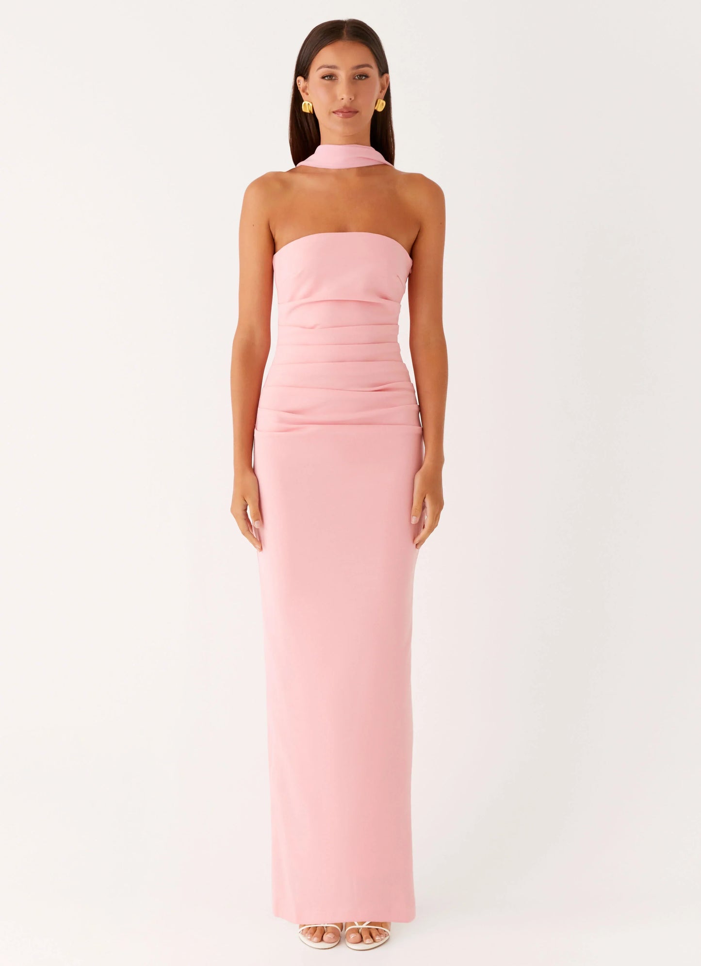 Libra Maxi Dress - Pink