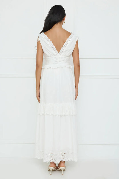 Desert Oasis Maxi Dress White
