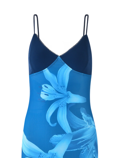 ALAINA DRESS - BLUE ORCHID