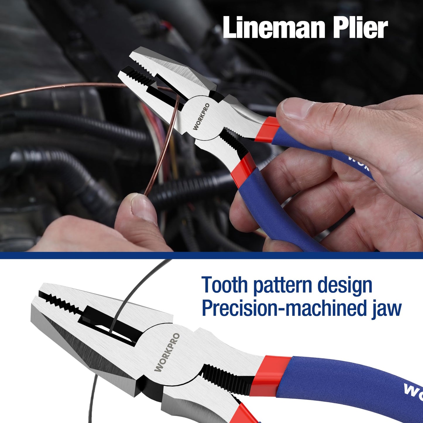 7-Piece Professional Pliers Set – Heavy Duty Steel Hand Tool Kit with Comfort Grip for DIY, Automotive, Electrical & Home Repairs