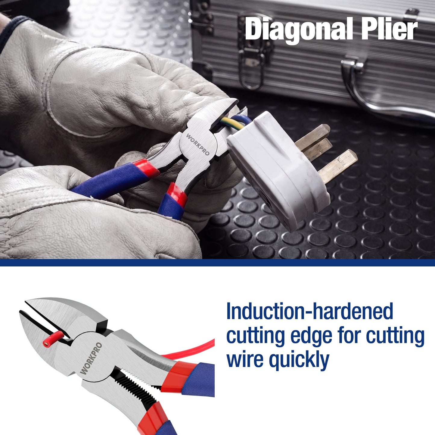 7-Piece Professional Pliers Set – Heavy Duty Steel Hand Tool Kit with Comfort Grip for DIY, Automotive, Electrical & Home Repairs