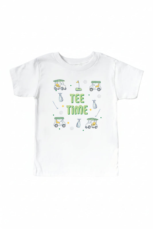Tee Time Kids Graphic Tee | White