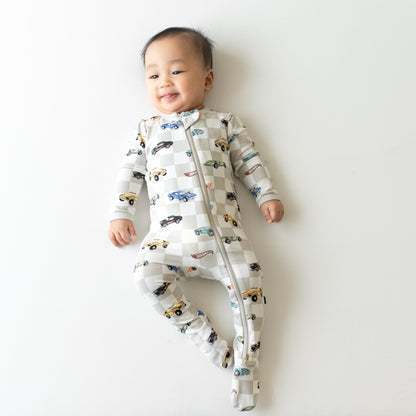 Zippered Footie in Fast and Fierce