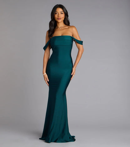Maylah Off-The-Shoulder Mermaid Dress