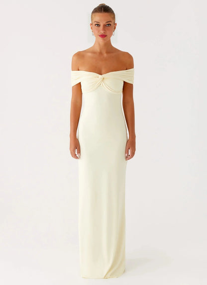 Elegeleges Exclusive - Countless Maxi Dress - Yellow