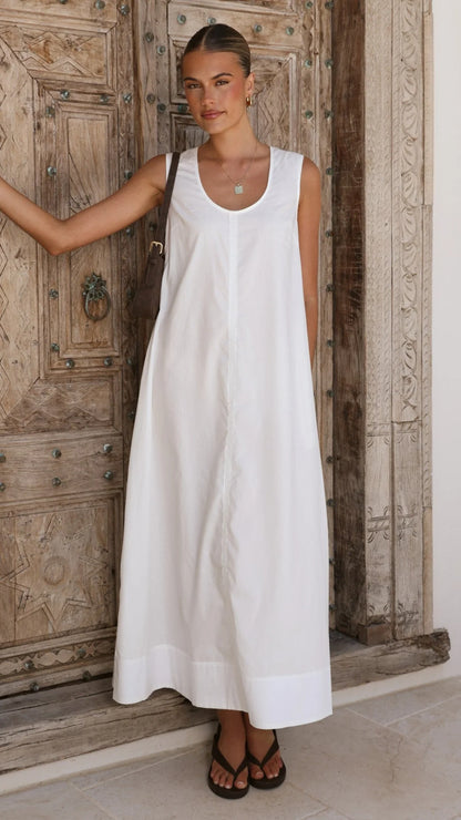 Alex Maxi Dress - White