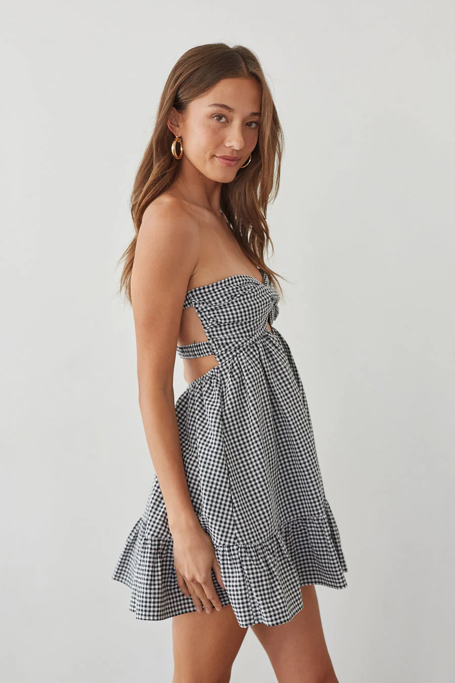 Savannah Twist Front Romper