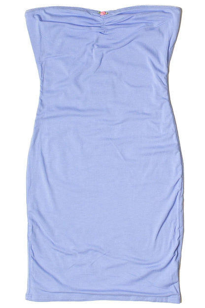 Rose Bud Strapless Bodycon Mini  Dress