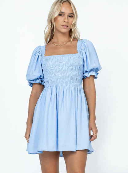 Dani Mini Dress Blue
