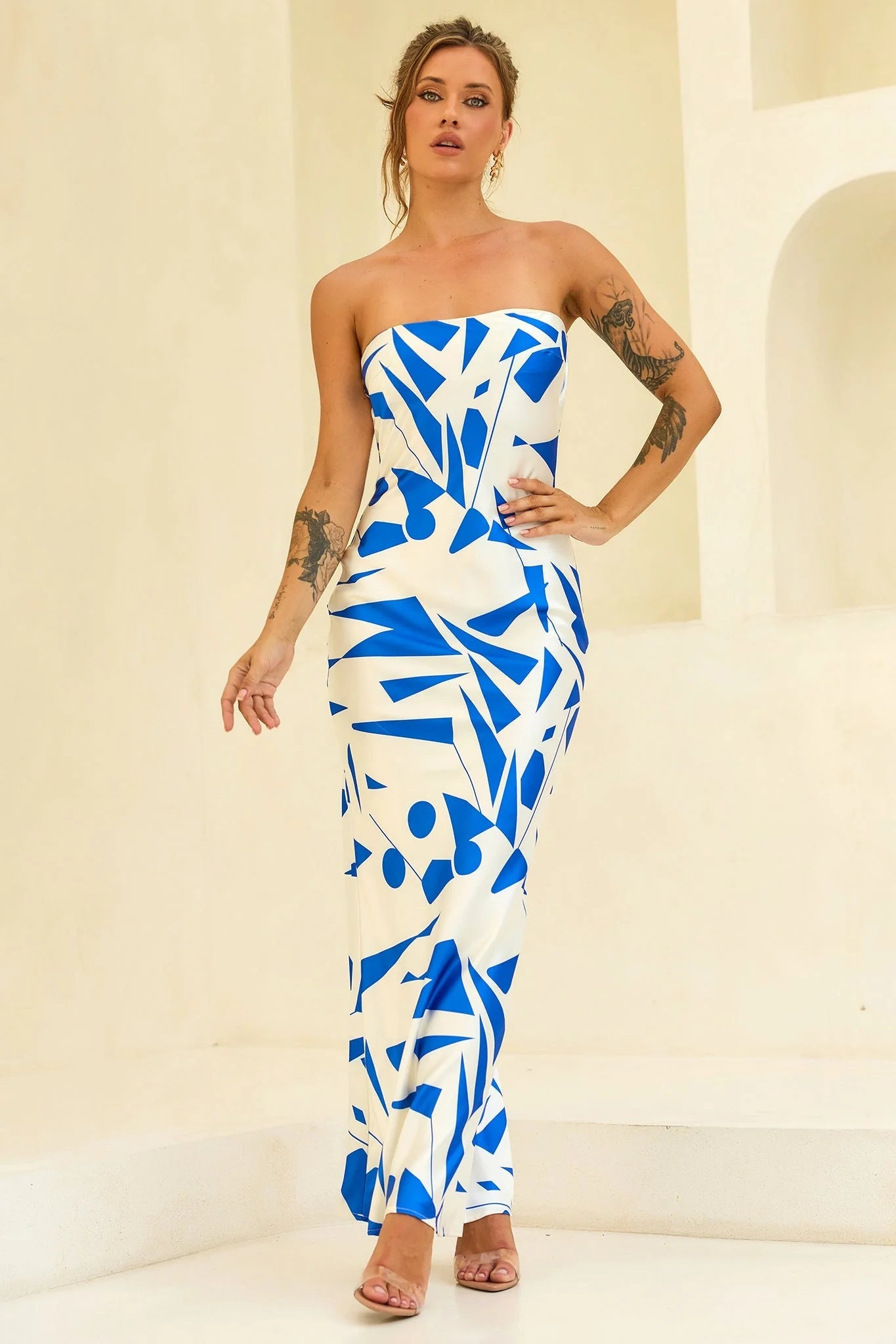 Dawn Maxi Dress - Blue