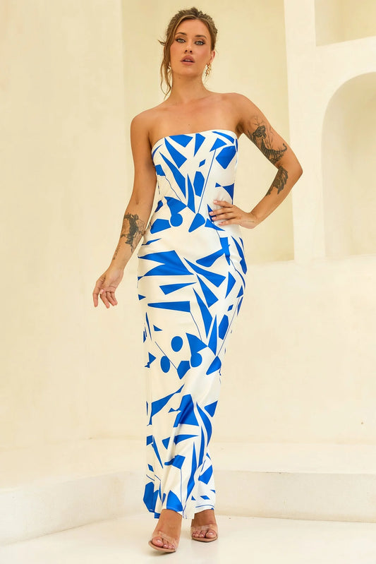 Dawn Maxi Dress - Blue