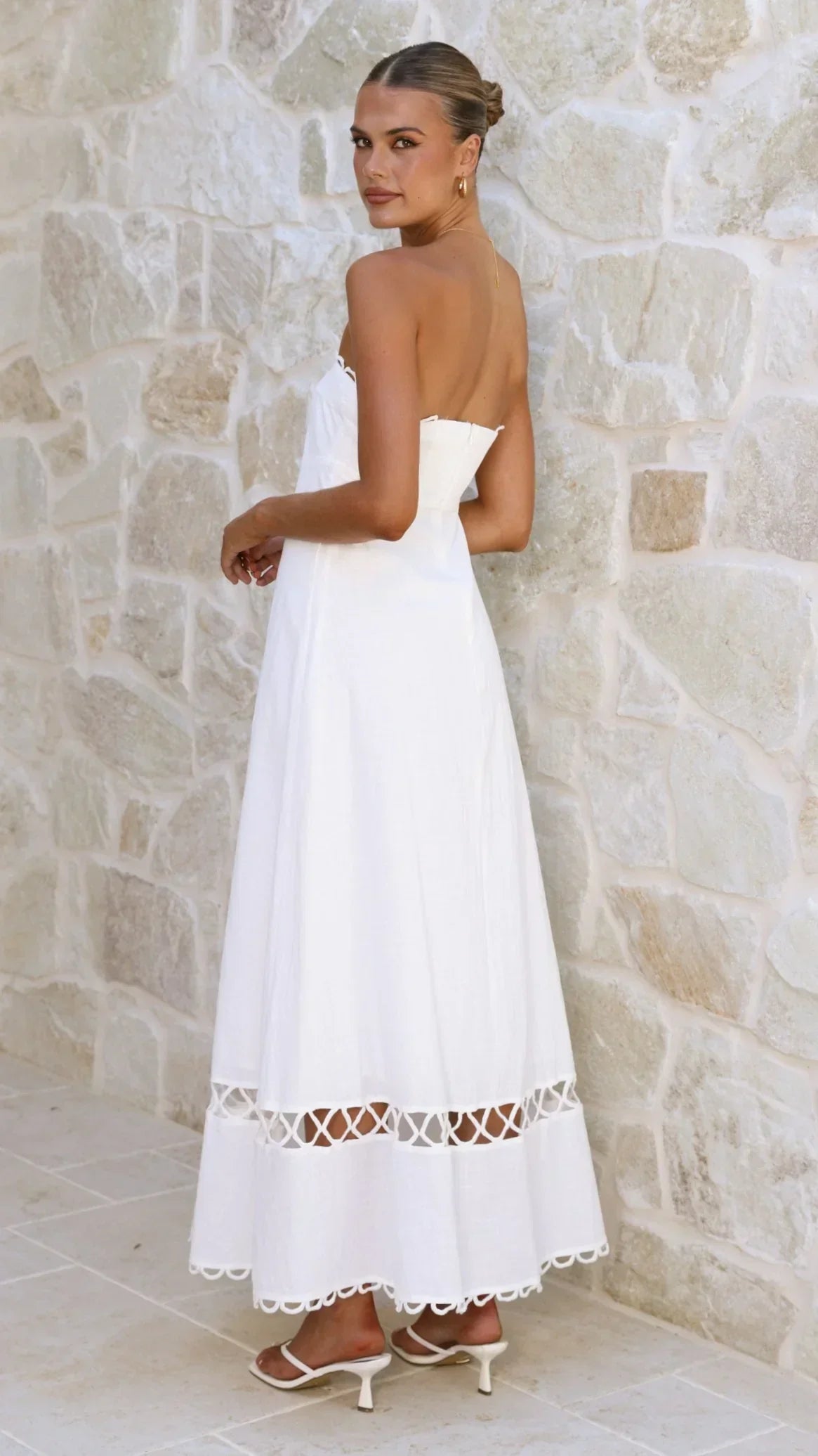 Caressa Maxi Dress - White
