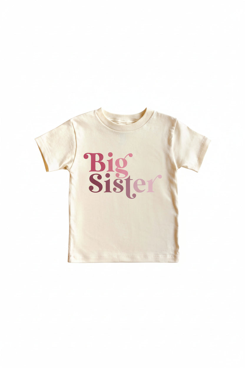 Big Sister Pinks Graphic Tee | Natural