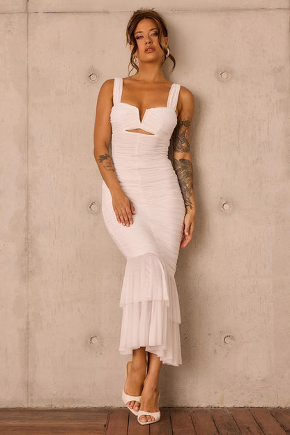 Eternal Muse Maxi Dress - White