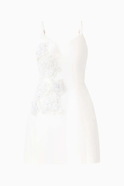 Stella Tulip Mini Dress in White