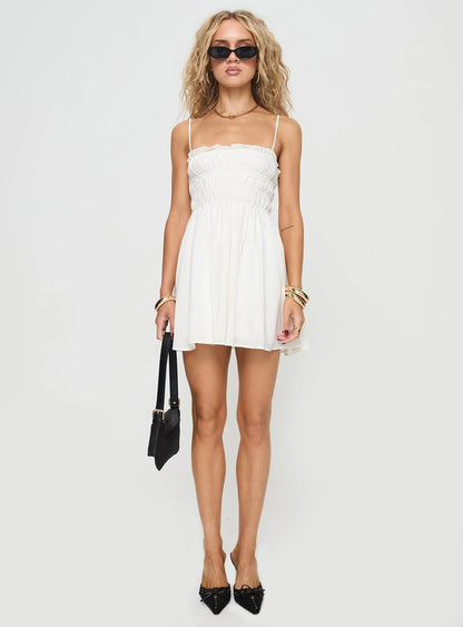 Ketzia Mini Dress White