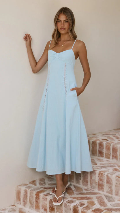 Suri Maxi Dress - Blue