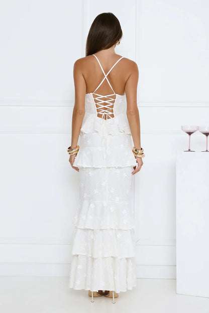 Secret Grove Maxi Dress White
