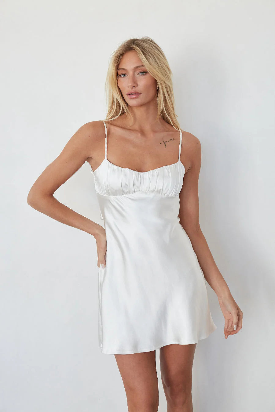 Ria Twist Back Mini Dress