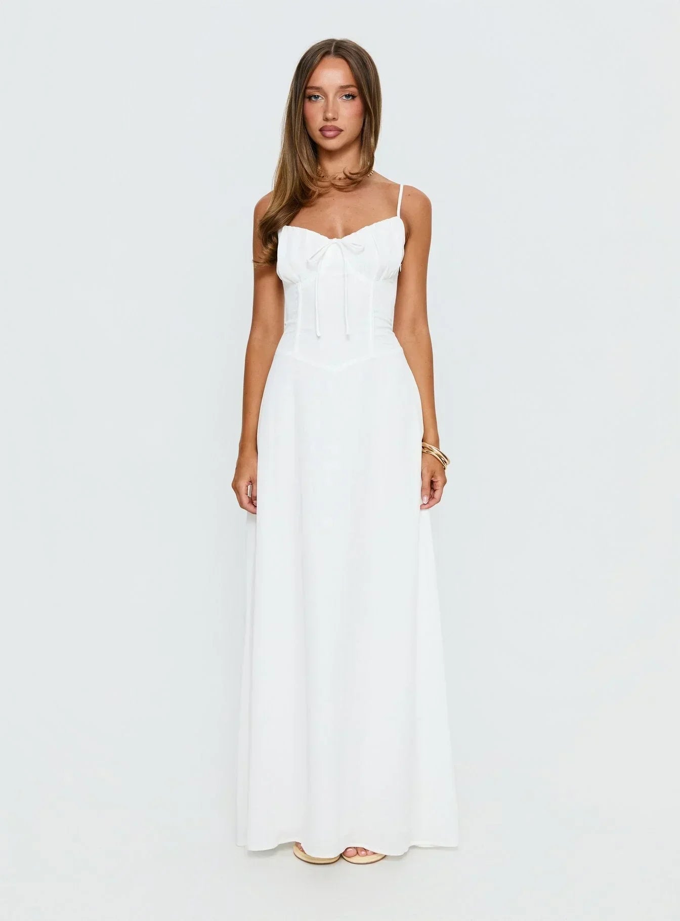 Members Only Maxi Dress White