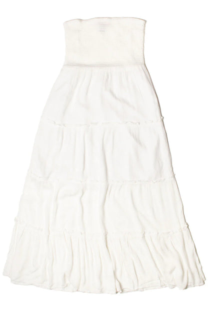 Tube Top Smocked Maxi Dress