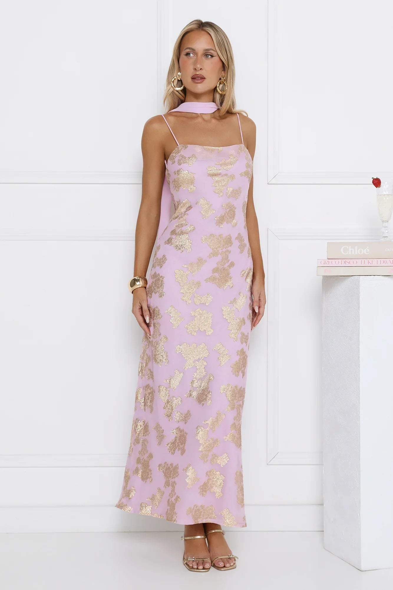 Dreamy Dazzle Maxi Dress Lilac