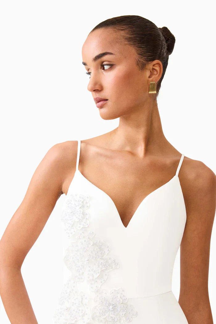 Stella Tulip Mini Dress in White