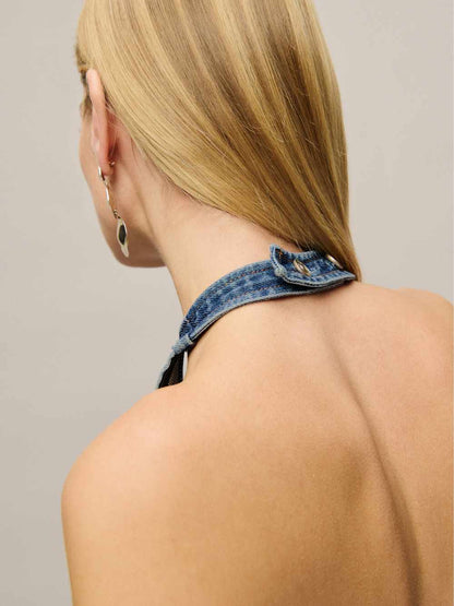 Avielle Lived-In Denim Mini Dress