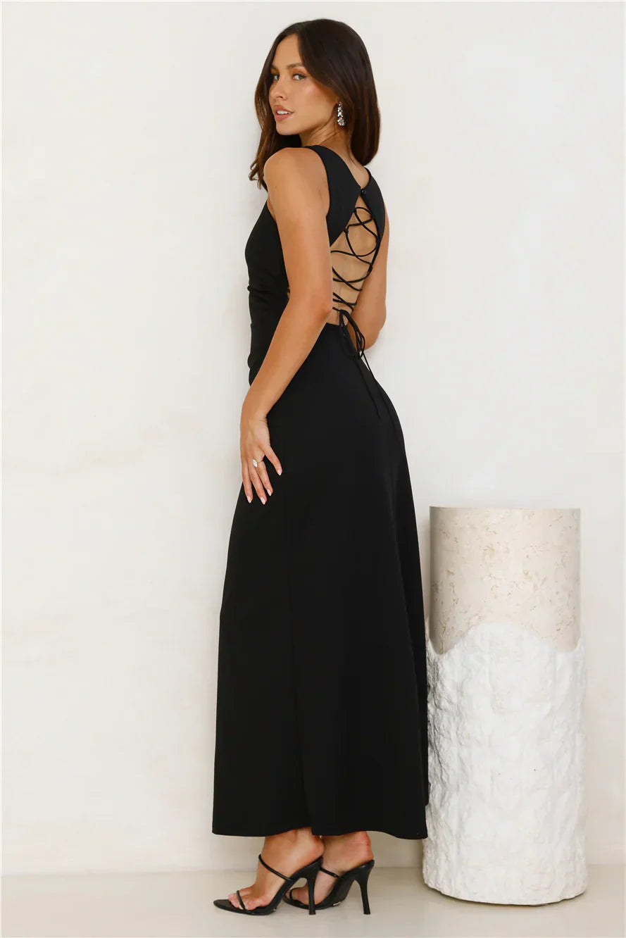 Girl Guide Maxi Dress Black