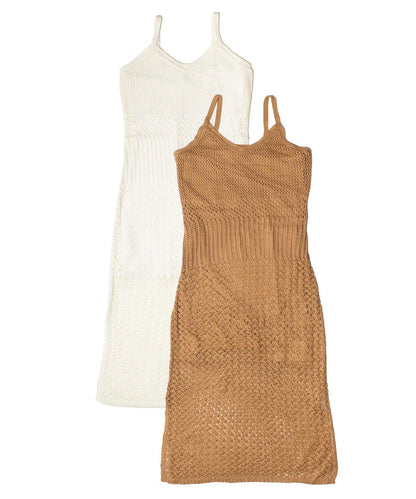 Lined Crochet Maxi Dress