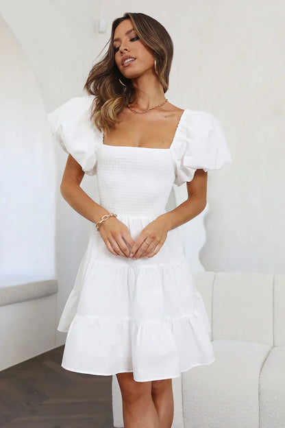 Salty Air Mini Dress White