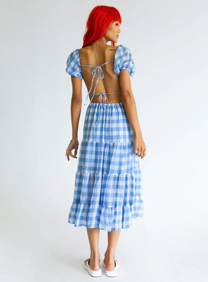 Danny Midi Dress Blue