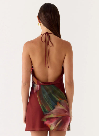 Camilla Cowl Mini Dress - Cuba Cuba