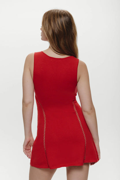 Ellie Knit Mini Dress - Heartstrings