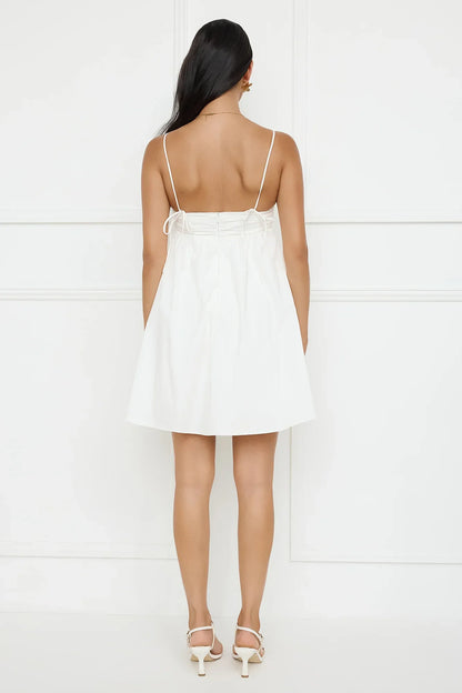 Sands Of Paradise Mini Dress White